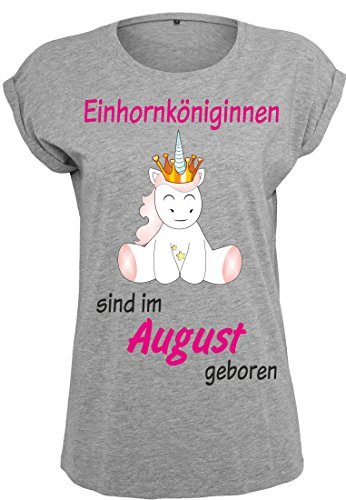 Damen-Ladies-Extended-Shoulder-Tee-T-Shirt-Sommershirt-Damenshirt-Unicorn-Queen-Einhorn-Einhornkniginnen-sind-geboren-grau-0-346x500 